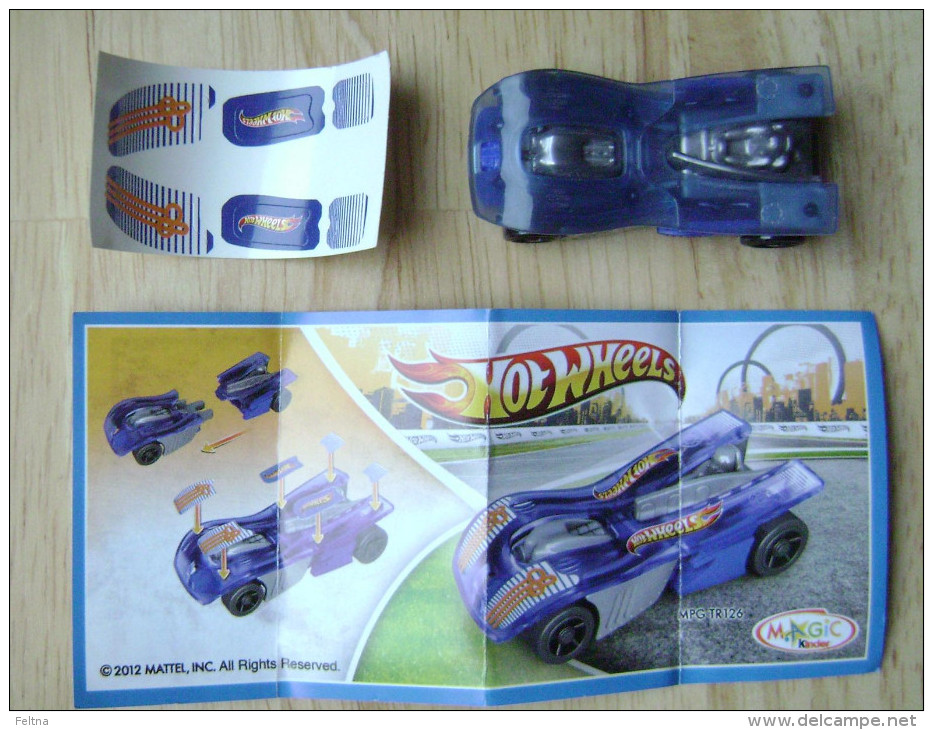 KINDER SURPRISE HOTWHEELS MPG TR126 + PAPER - Otros & Sin Clasificación