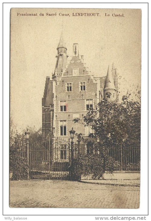 Carte Postale - LINDTHOUT - Pensionnat Du Sacré Coeur - Le Castel - CPA  // - St-Lambrechts-Woluwe - Woluwe-St-Lambert