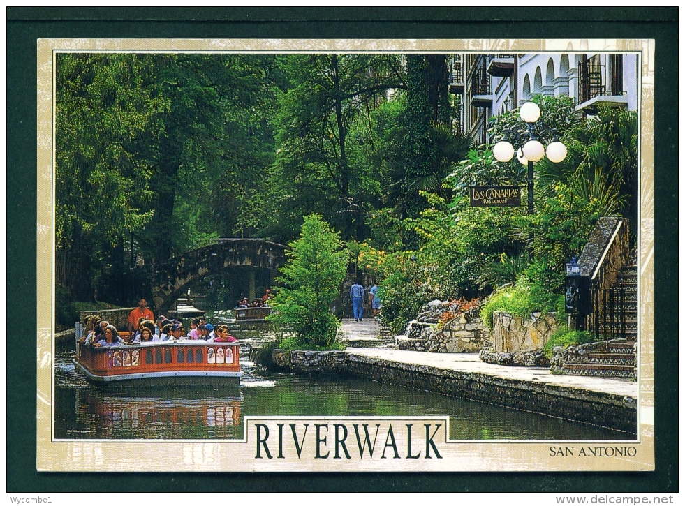 USA  -  San Antonio  Riverwalk  Unused Postcard As Scan - San Antonio