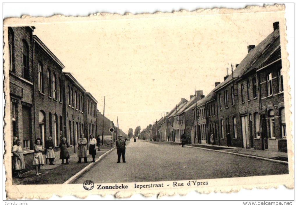 Zonnebeke    3 CPA    Becelarestr      Roeselaerstr '24       Ieperstr - Zonnebeke