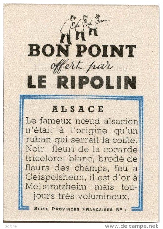 Bon Point Offert Par Le Ripolin - Provinces Françaises : L'Alsace - Autres & Non Classés