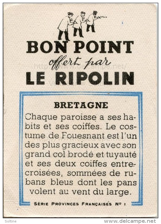 Bon Point Offert Par Le Ripolin - Provinces Françaises : La Bretagne - Autres & Non Classés