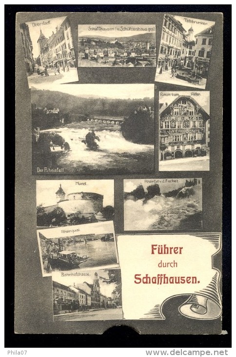 Fuhrer Durch Schaffhausen - D.R.G.M. 265171 Pat. I. All. Staaten ---------- Postcard Not Traveled - Sonstige & Ohne Zuordnung