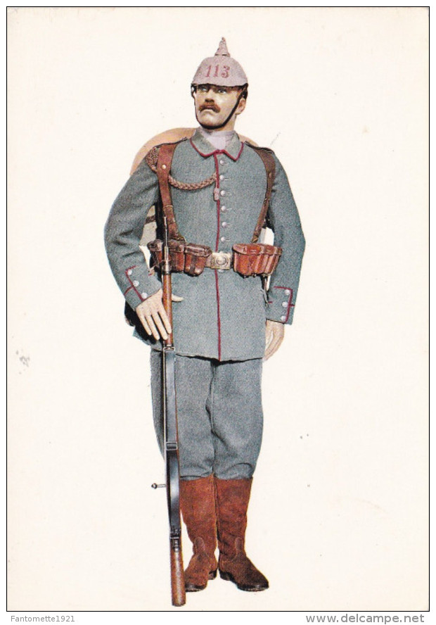 UNIFORME ALLEMAND  GEFREITER DU 113E INFANTERIE-REGIMENT 1914(dil49) - Uniformen