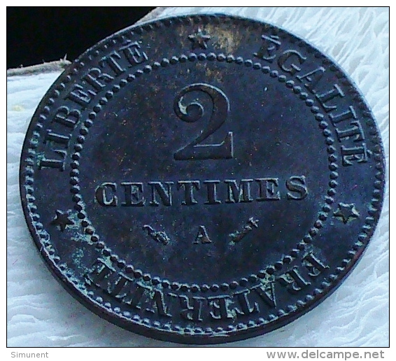 2 CENTIMES CERES 1883 A  TTB - Other & Unclassified