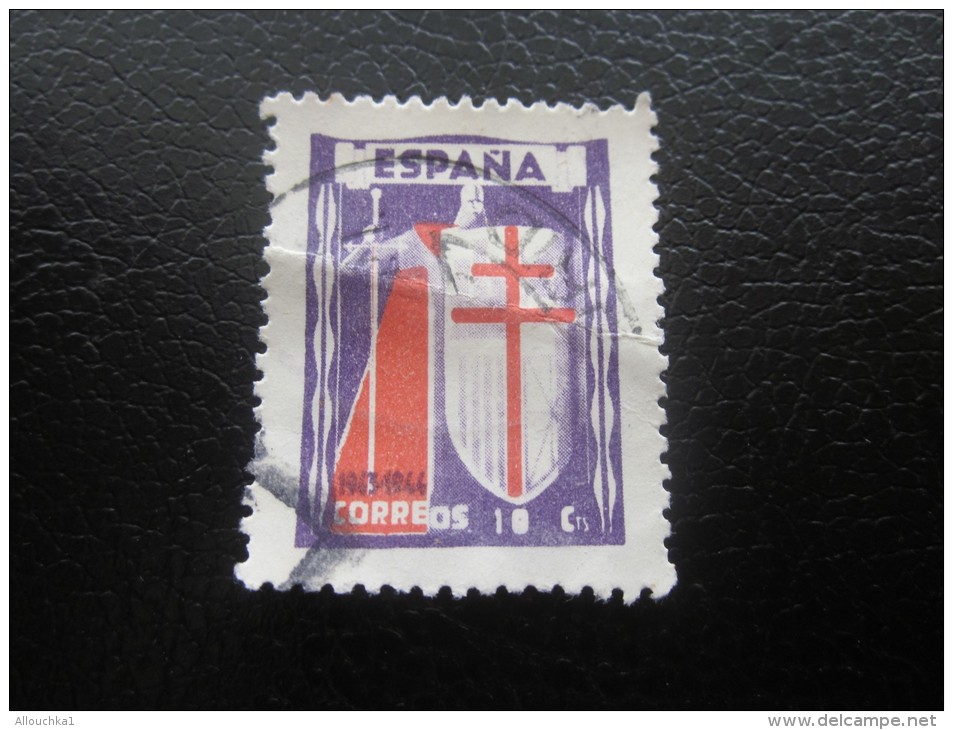 Vignette Label Sticker -Aufkleber Viñeta Etichetta * Sanitaire Antituberculeux Anti Tuberculose Espagne Espana 1943/44 - Vignetten (Erinnophilie)