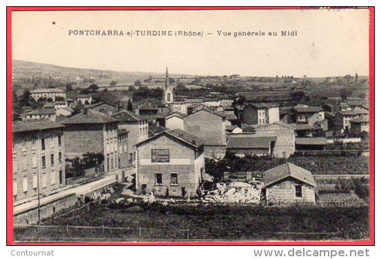 CPA 69 PONTCHARRA SUR TURDINE  Vue Générale Au Midi - Pontcharra-sur-Turdine