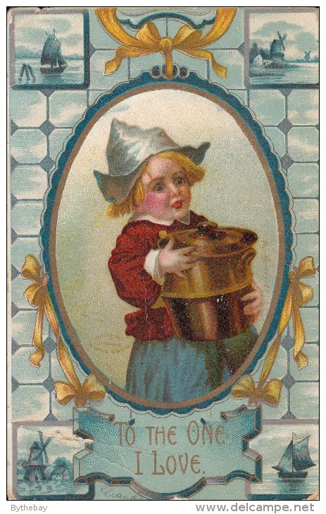 To The One I Love - Little Dutch(?) Boy Carrying Pot - Autres & Non Classés