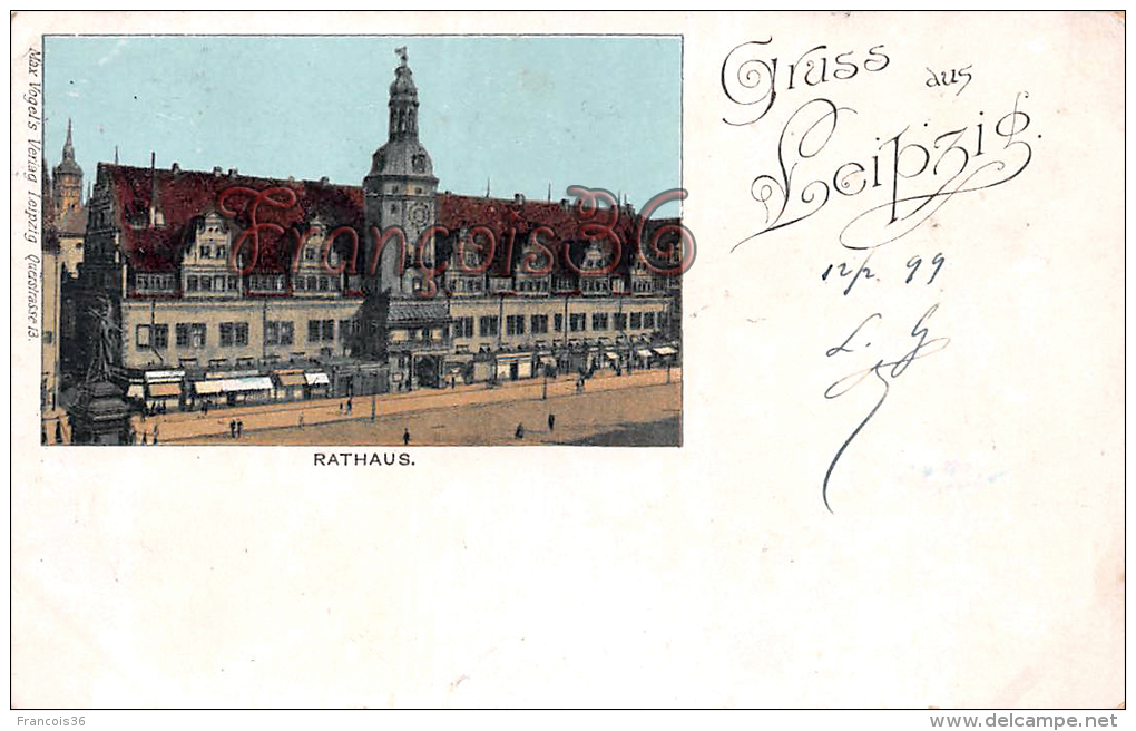 Allemagne - Gruss Aus Leipzig - Rathaus - Good Condition - Leipzig