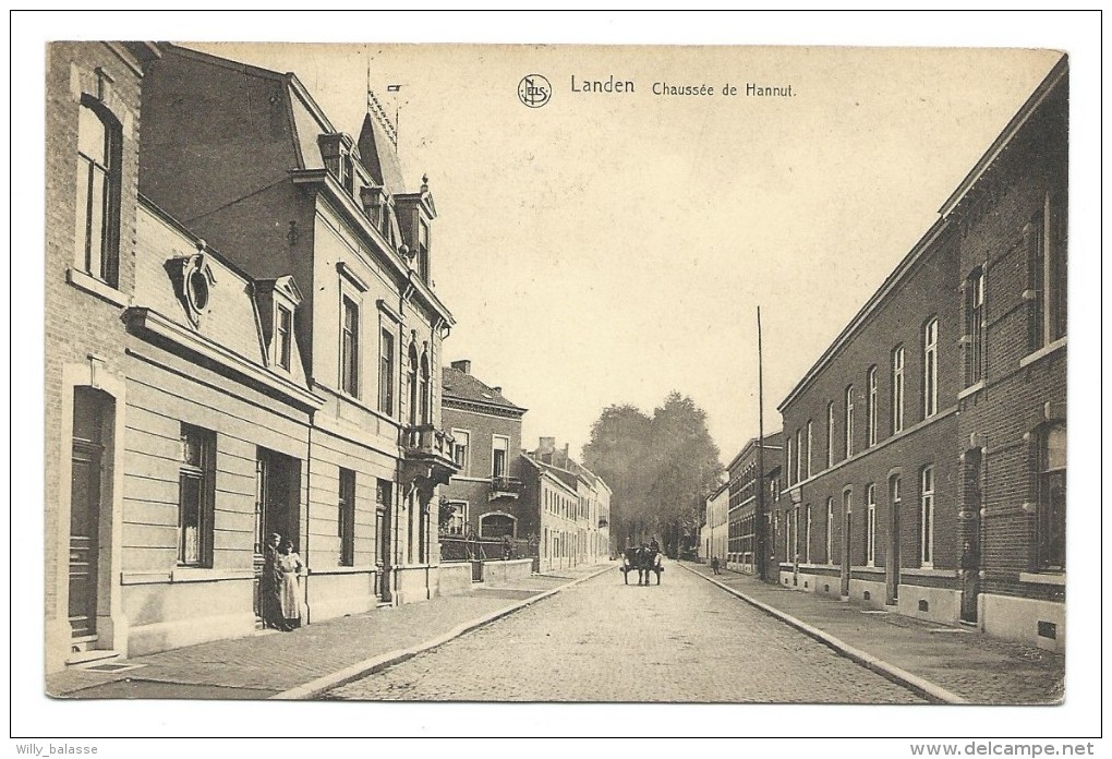 Carte Postale - LANDEN - Chaussée De Hannut - CPA   // - Landen