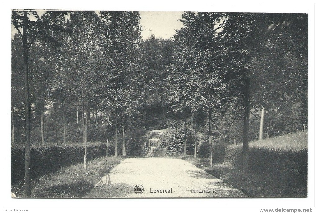 Carte Postale - LOVERVAL - La Cascade - Cachet Militaire - CPA   // - Gerpinnes