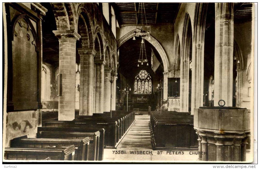 CAMBS - WISBECH - ST PETERS CHURCH RP Ca197 - Autres & Non Classés