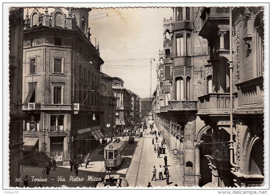 TORINO - VIA PIETRO MICCA - 1941 - Altri & Non Classificati