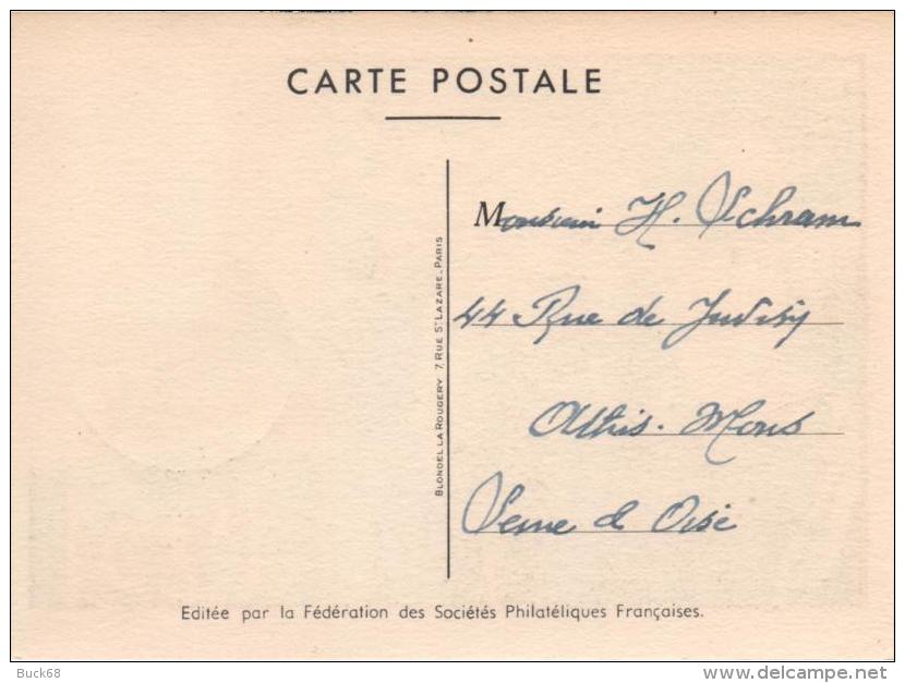 FRANCE  879 FDC Premier Jour Journée Du Timbre 1951 PARIS (CV 170 €) Varitété De Teinte - Cartas & Documentos