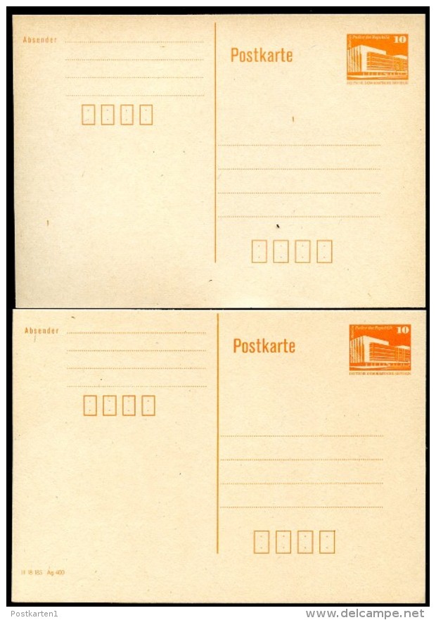 DDR P86 I/II Postkarten BAUWERKE 3. Ausgabe ** 1986  Kat. 9,50 € - Postcards - Mint