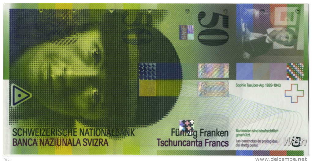 Switzerland 50 Francs (P71b) 2004 -UNC- - Suiza