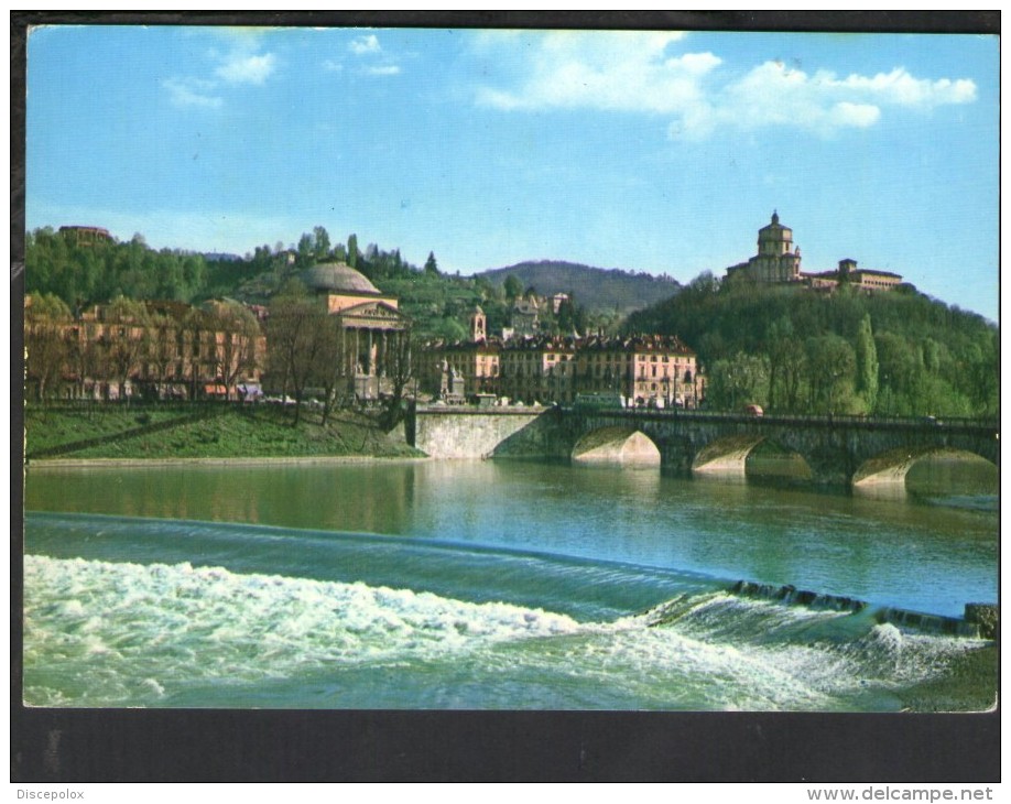 J234 Torino - Fiume Pò E Monte Cappuccini - Fleuve, River, Fluss - 78 Ed. SACAT - Fiume Po
