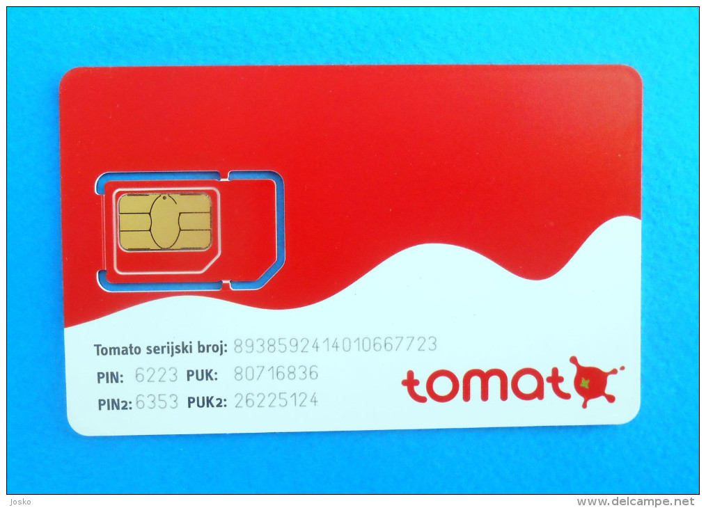 TOMATO  ( Croatia Mint & Rare GSM SIM Card )  - Mint Card , Never Used - Kroatien