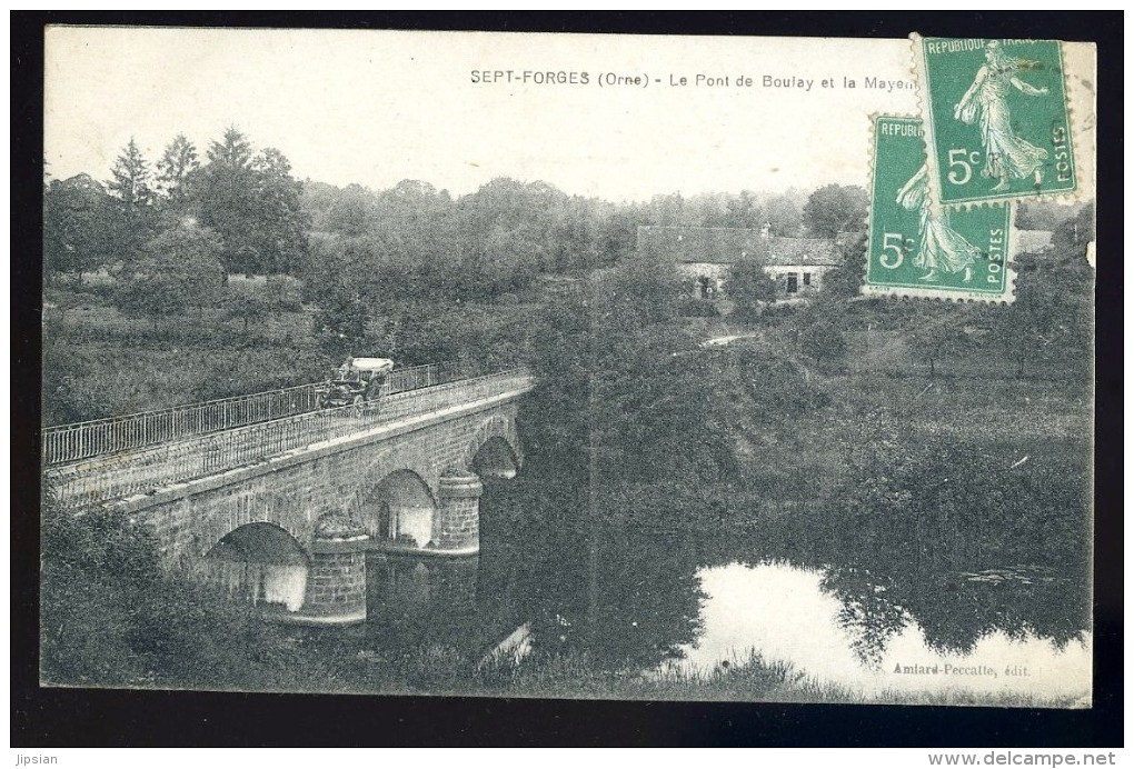 Cpa Du 61 Sept Forges Le Pont De Boulay Et La Mayenne  ....  Juvigny Sous Andaine Alençon    JUI25 - Juvigny Sous Andaine