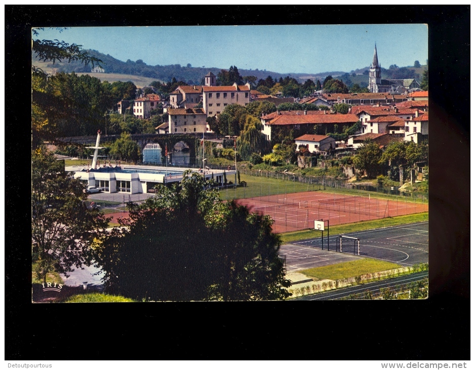 SAINT ST PALAIS Pyrénées Atlantiques 64 : Vue Générale Parc Des Sports  Piscine ( Panneau De Basket Ball Tennis Hand - Saint Palais