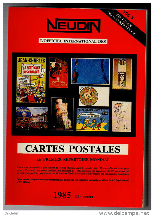 Neudin Catalogue 1985 Dédicacé Autographe  Peu Lu état Superbe - Books & Catalogues