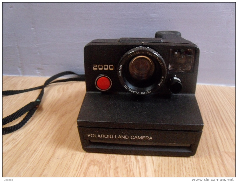 Polaroid® 2000 Bouton Rouge..TYPE : INTEGRAL SX-70 - Cámaras Fotográficas