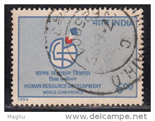 India Used 1994, World Conference On HRD Human Resource Developement (sample Image) - Used Stamps