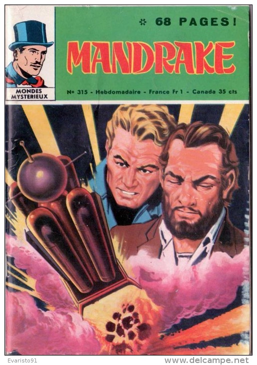MANDRAKE - Mondes Mystérieux -  N°315 - Mandrake