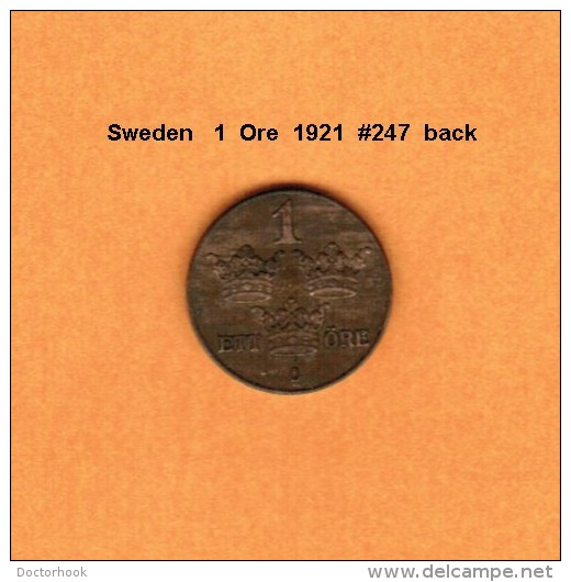 SWEDEN   1  ORE  1921  (KM # 777.2) - Schweden