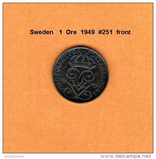 SWEDEN   1  ORE  1949 (IRON)  (KM # 810) - Svezia