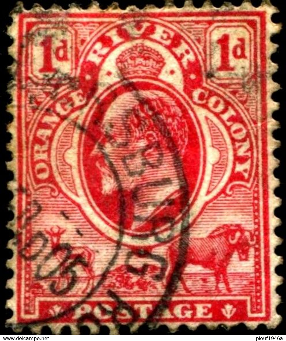 Pays : 370,2 (Orange : Colonie Britannique)      Yvert Et Tellier N° :   39 (o) - Oranje Vrijstaat (1868-1909)