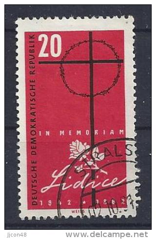 Germany (DDR) 1962  20 Jahre Zerstorung Lidice  (o)  Mi.891 - Gebraucht