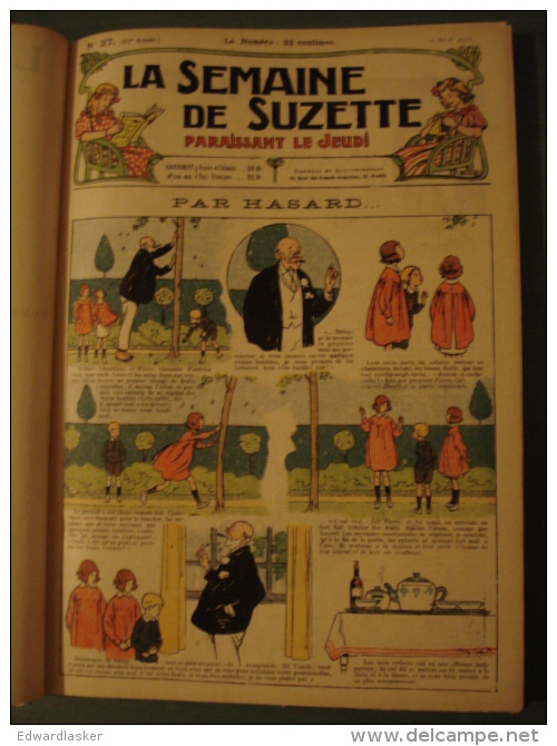 SEMAINE DE SUZETTE : 2ème Semestre 1921 (17ème Année) - Bon état - Bécassine - La Semaine De Suzette