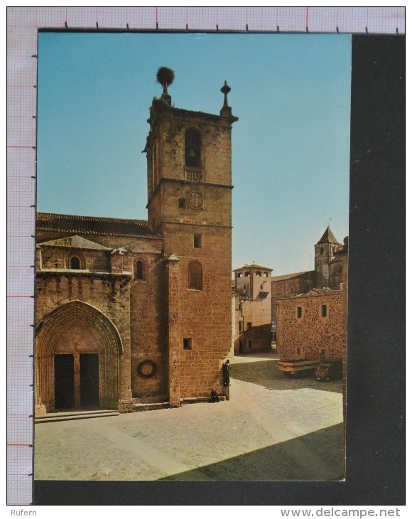 PLAZA DE SANTA MARIA  - CÁCERES - 2 Scans (Nº08977) - Cáceres