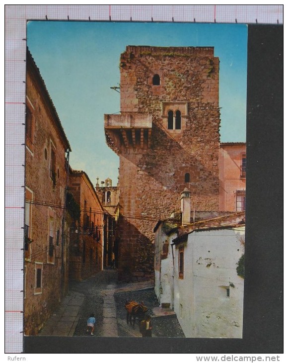 TORRE DE LOS ESPANDEROS - CÁCERES - 2 Scans (Nº08981) - Cáceres