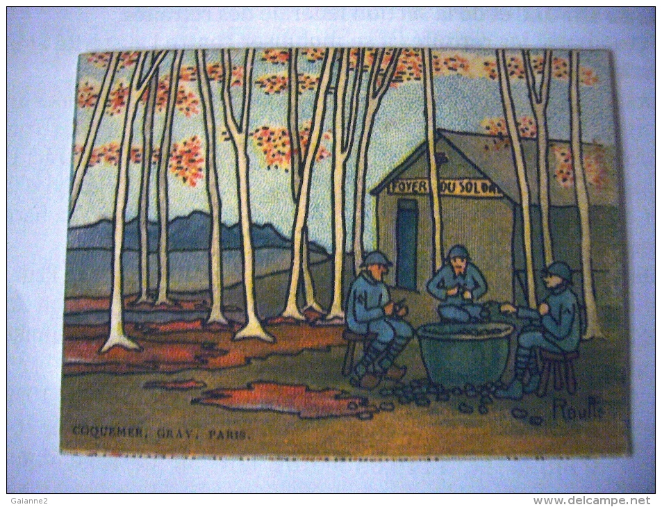 Les Foyers Du Soldat Et Du Marin 1919 (9 X 6,7cms) - Autres & Non Classés