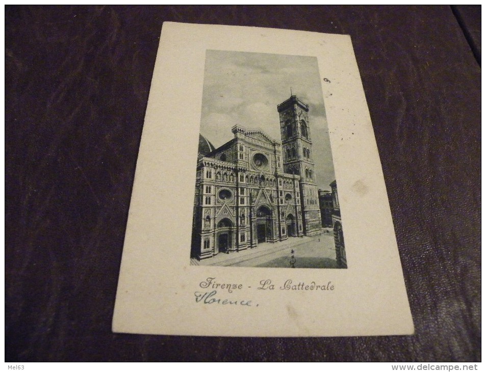 A198.CPA...ITALIE...FIRENSE..La Cattedrale....rare Beau Plan Animé..ecrite & Voyagée 1908 - Firenze