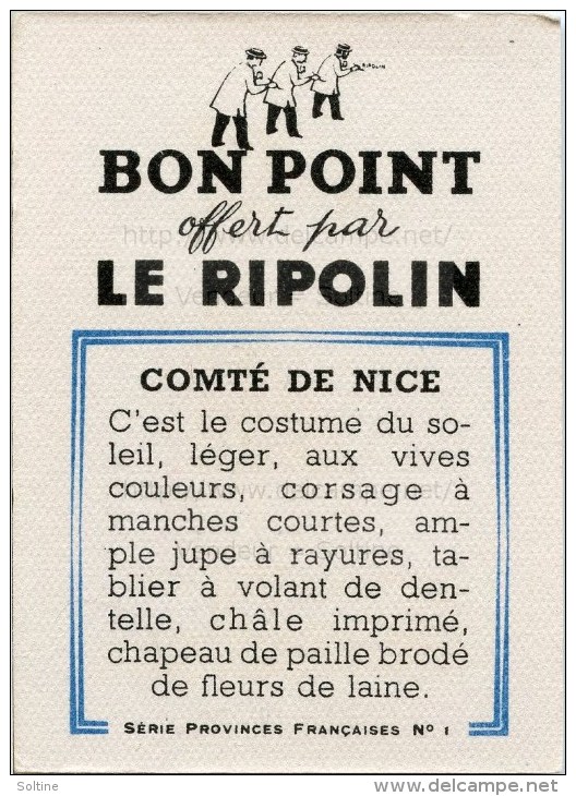 Bon Point Offert Par Le Ripolin - Provinces Françaises : Le Comté De Nice - Autres & Non Classés