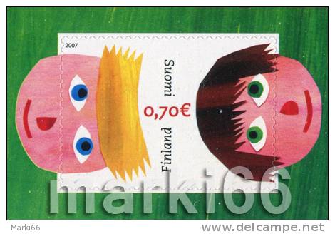 Finland - 2007 - Greetings - Faces - Mint Stamp - Ungebraucht