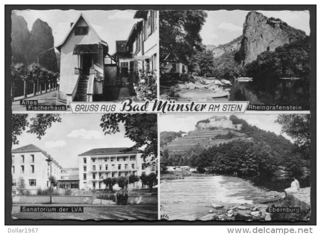 Bad Münster Am Stein ...used ...20-24-8-1973...See The 2 Scans  ( Originalscan !!! ) - Bad Muenster A. Stein - Ebernburg