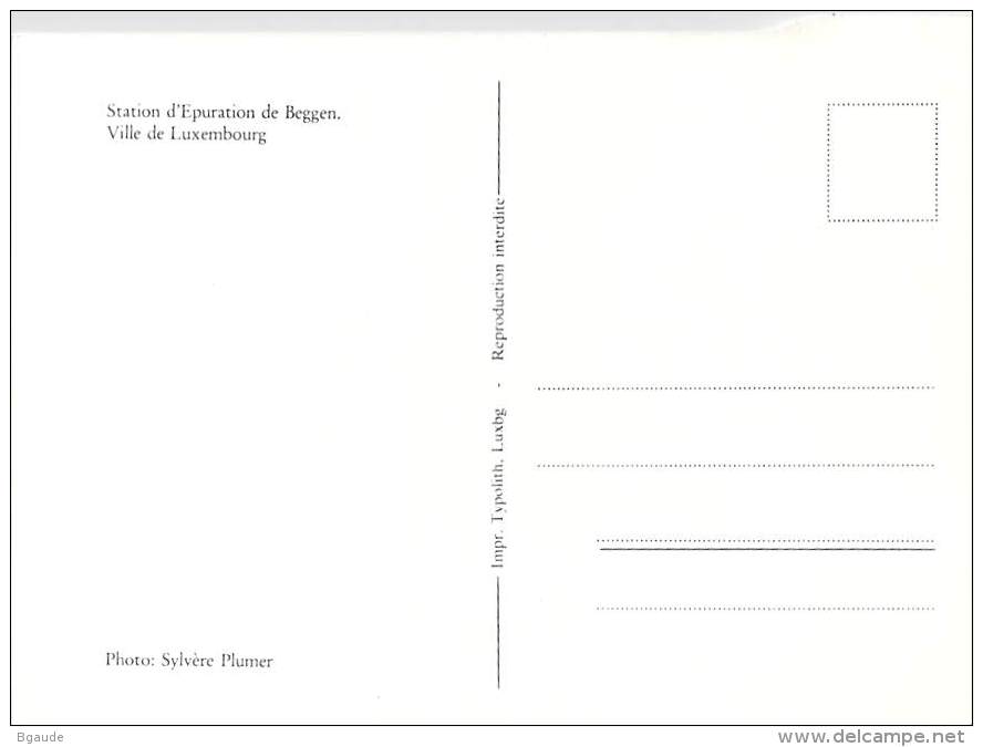 LUXEMBOURG  CARTE  MAXIMUM  NUM-YVERT  1046 URBANISME TRAITEMENTS DES EAUX EPURATION - Maximum Cards