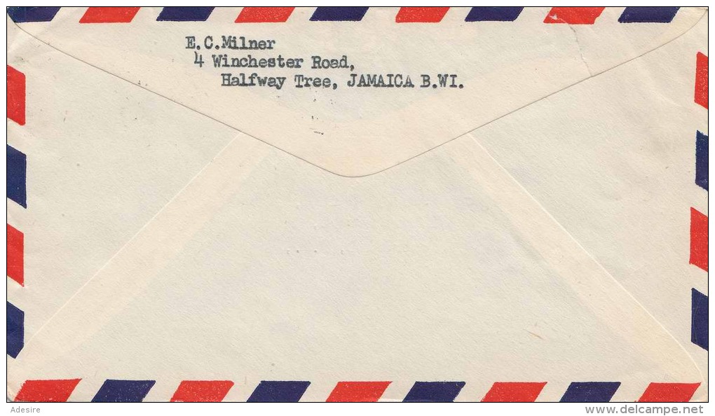 FP-Brief JAMAIKA 1951 - 2 Fach Frankiert, Gelv.Jamaika > Canada - Jamaica (1962-...)