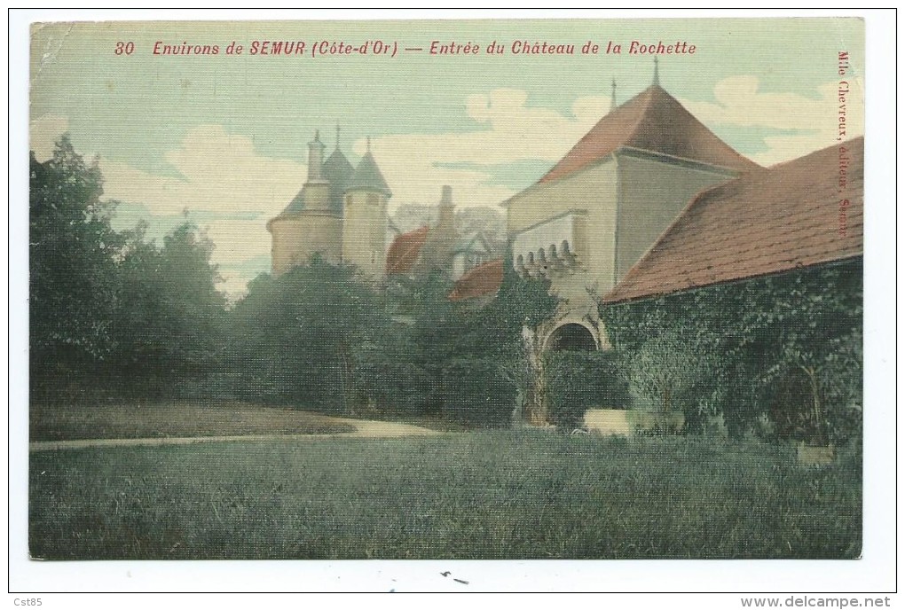 CPA - Environs De Semur - Entrée Du Chateau De La Rochette - Semur