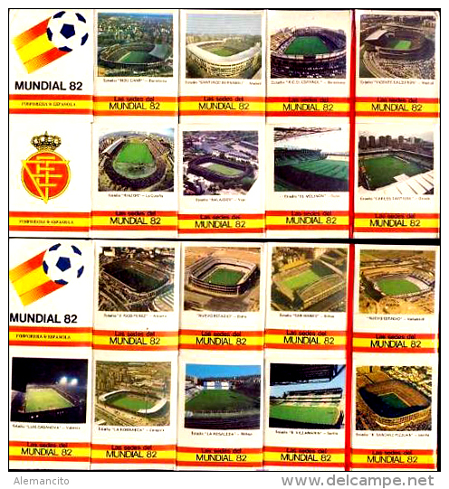 ESPAÑA  20 Cajas De Cerillas De Estadios De Futbol - Cajas De Cerillas (fósforos)