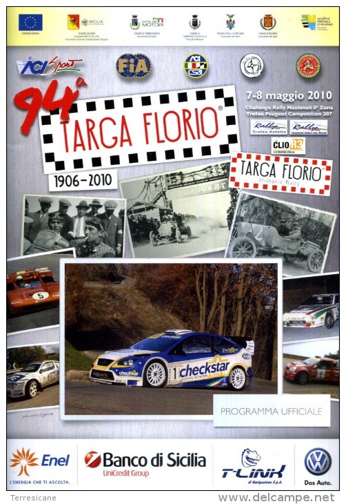 X 94 TARGA FLORIO 2006 RALLY INTERNAZIONALE DI SICILIA PROGRAMMA  NUMERO UNICO 20 PAGINE  AUTOMOBILIA - Motoren