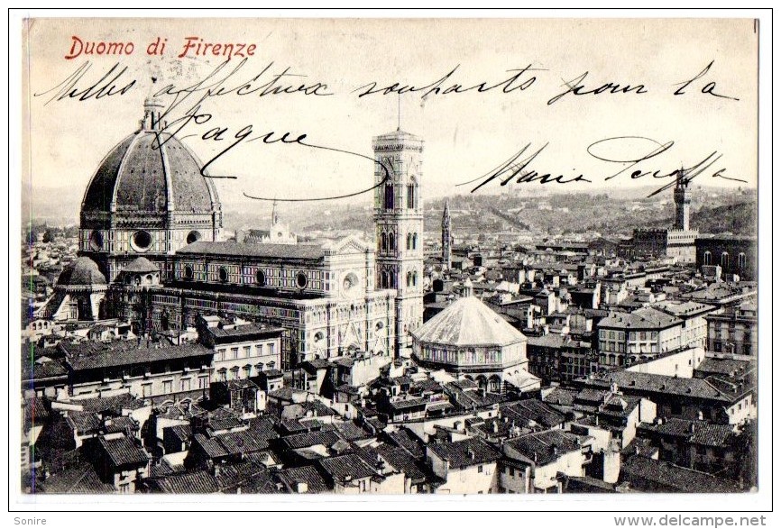 FIRENZE 1917 - DUOMO DI FIRENZE - FORMATO PICCOLO - C921 - Firenze