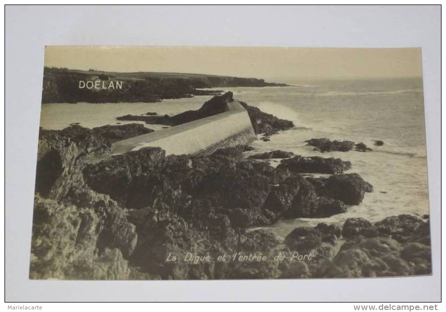 Ma70 -   Doelan La Digue Et L´entrée Du Port Postée De Clohars Carnoet  1948 - Clohars-Carnoët