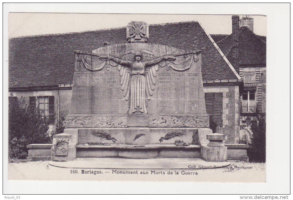 160 - Mortagne - Monument Aux Morts De La Guerre - Mortagne Au Perche
