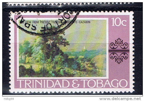 TT+ Trinidad & Tobago 1976 Mi 345-46 Kolumbus' Schiffe, Landschaft - Trinité & Tobago (1962-...)