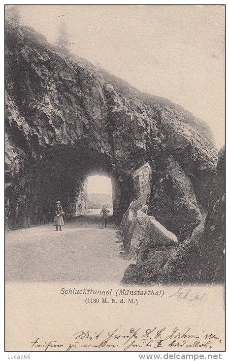 1906 SCHLUCHTTUNNEL MUNSTERTHAL - Münstertal